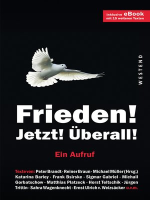 cover image of Frieden! Jetzt! Überall!